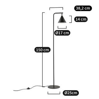 La Redoute Intérieurs Lampadaire orientable en métal fer  