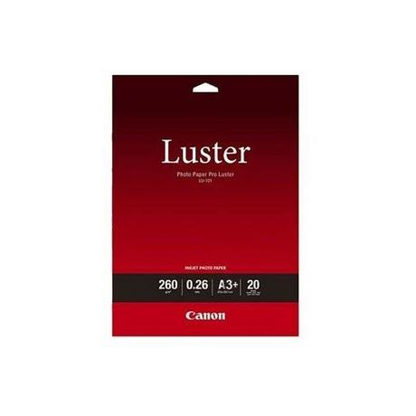 Canon  CANON Photo Paper Pro Luster A3+ LU101A3+ InkJet, 260g 20 Blatt 