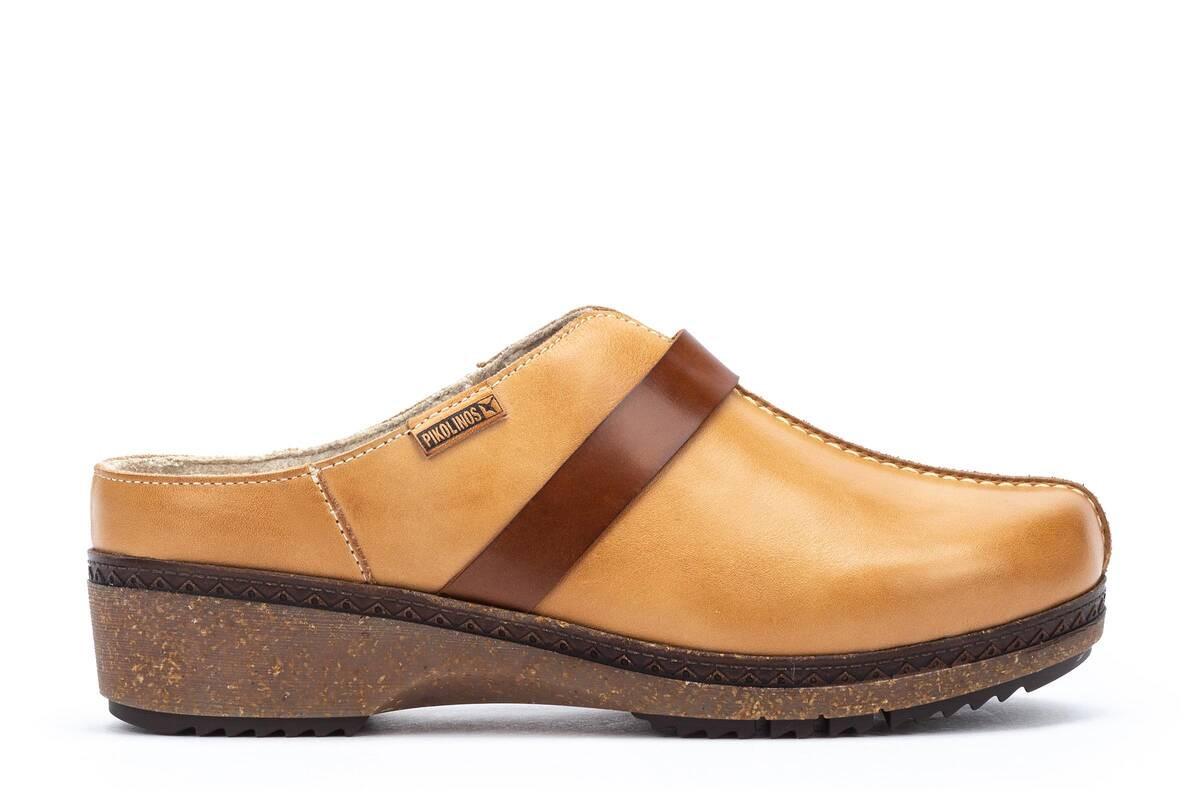 Image of Granada - Leder Slipper Damen Braun 36