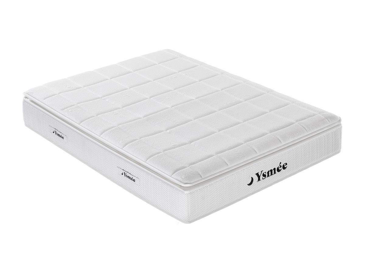 Ysmée Matelas 140 x 190 cm ressorts ensachés accueil nano ressorts + mémoire de forme ép.26cm - MIRI de YSMÉE  