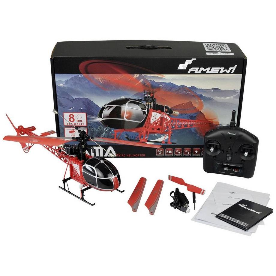 Amewi  Single Helikopter LAMA V2 4-Kanal 