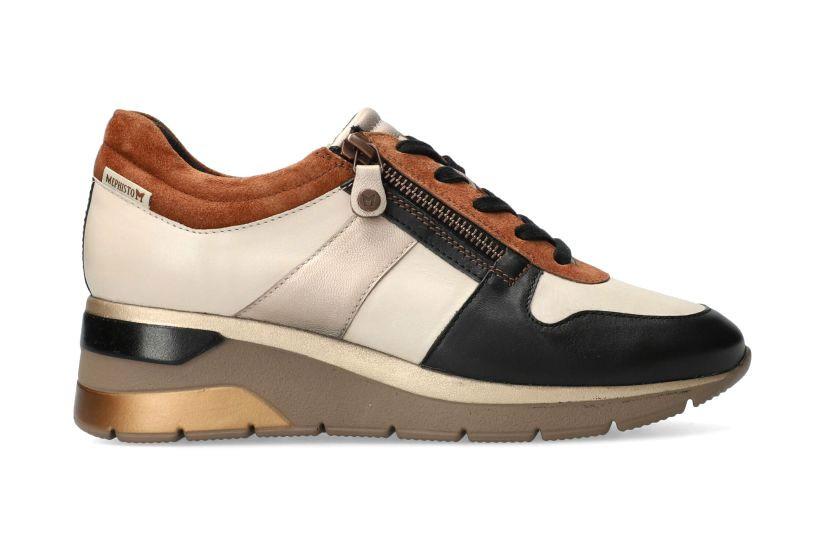 Image of Elisia - Leder Sneaker Damen Beige 40