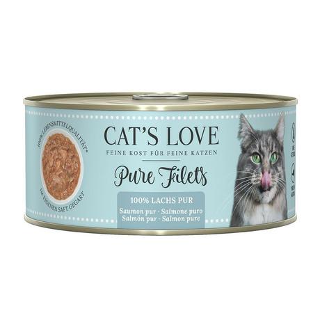 Cat's Love  Pur Filet  Lachs - Multipack 