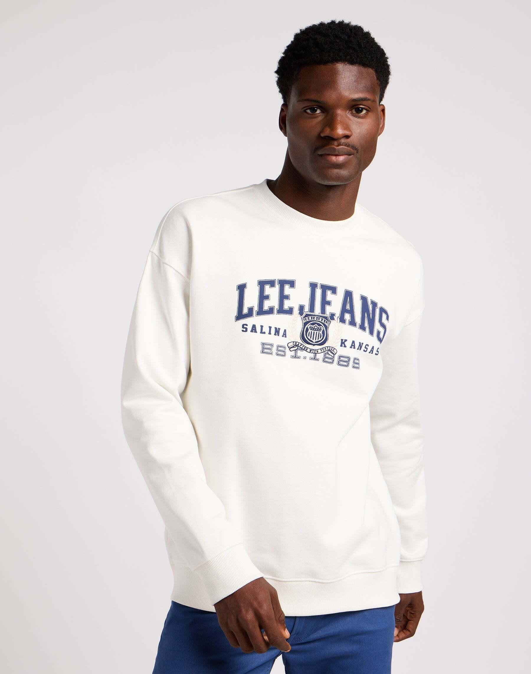 Image of Sweatshirts Varsity Sweater Herren Écru S