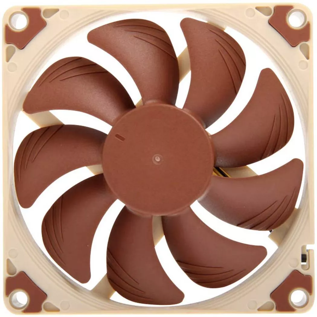Noctua - Ventola per PC case Marrone (L x A x P) 92 x 92 x 14 mm, 120X120X25M