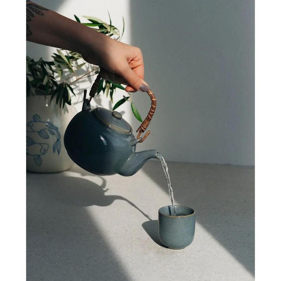 Esmee Service à thé en céramique « Japandi » 5 pièces  