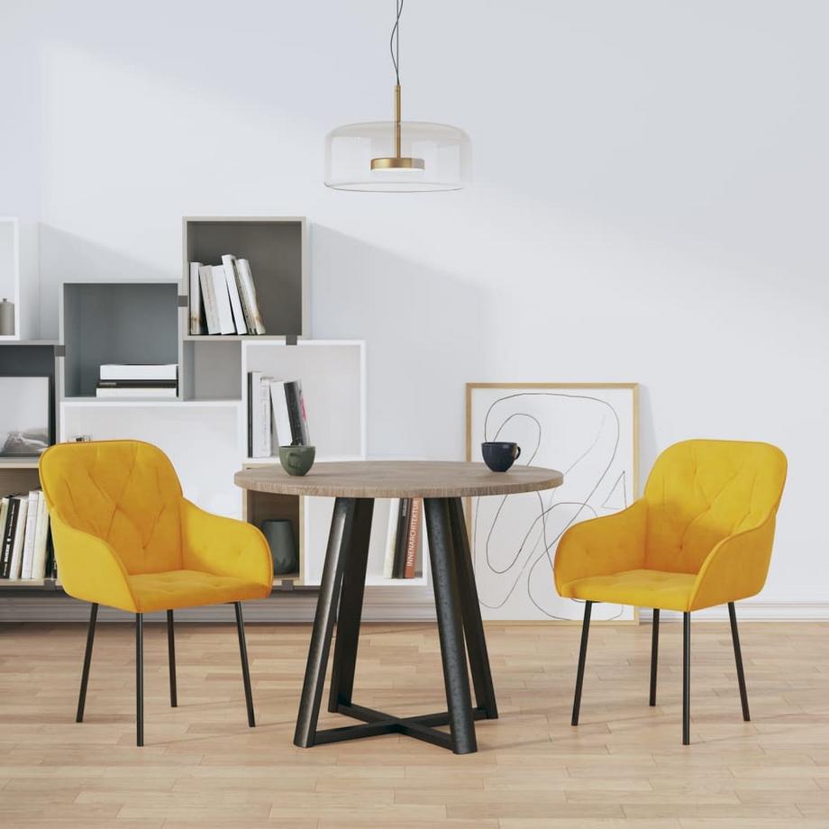 VidaXL Chaise de salle à manger velours  