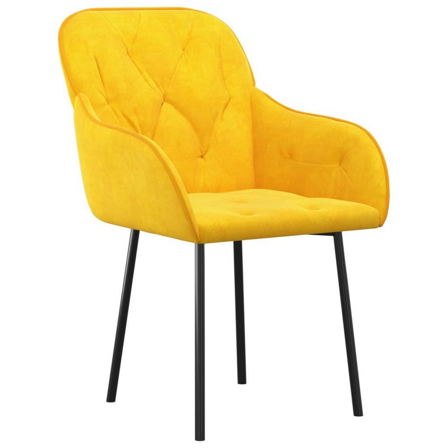 VidaXL Chaise de salle à manger velours  