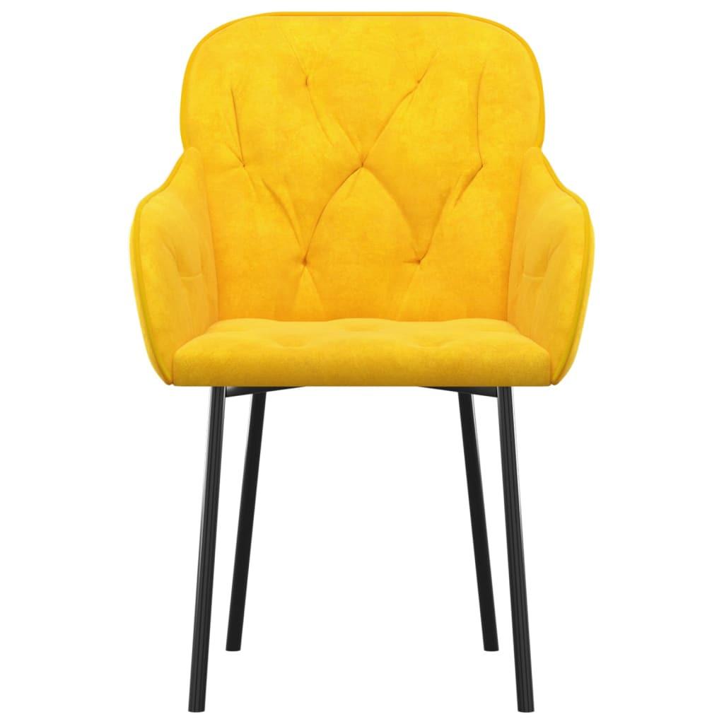VidaXL Chaise de salle à manger velours  