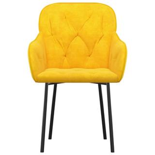 VidaXL Chaise de salle à manger velours  