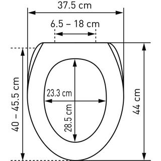 diaqua WC-Sitz Barbana® XI Slow Down orange  