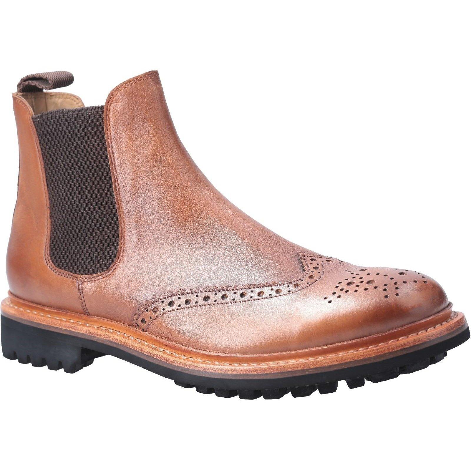 Image of Stiefeletten Siddington Commando, Leder Herren Braun 43