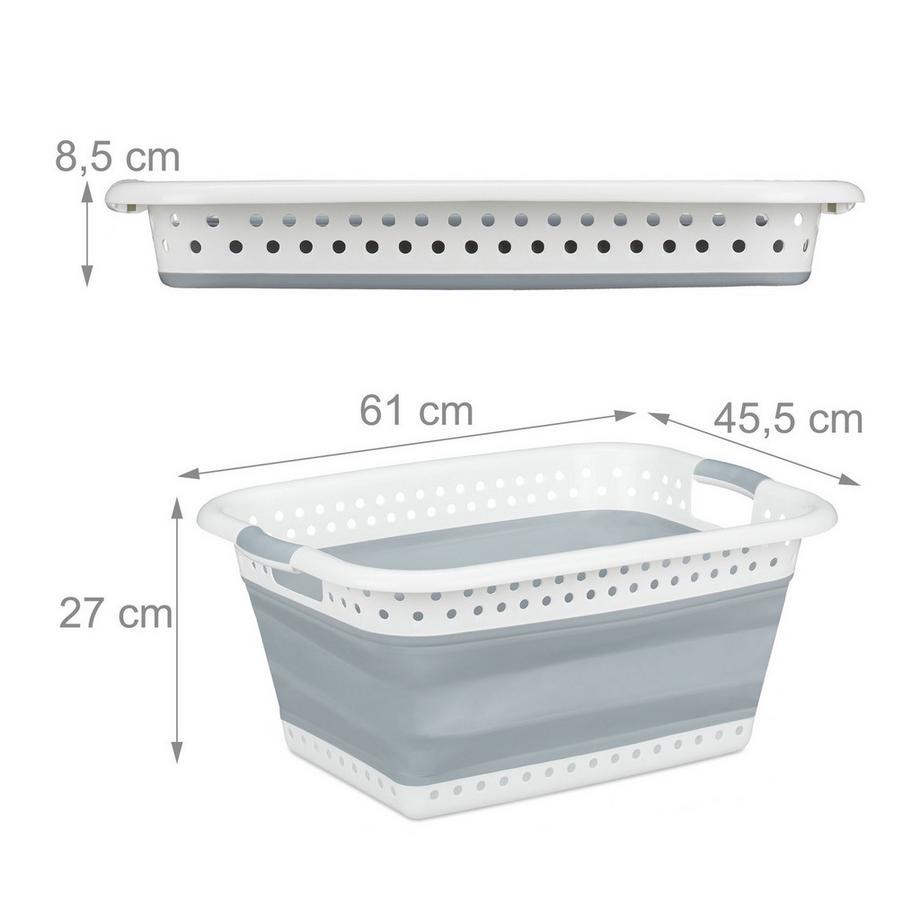 B2X Faltbarer Wäschekorb  