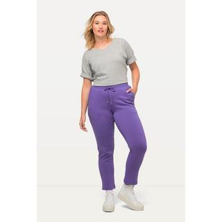 Ulla Popken  Pantalon en molleton. Intérieur doux et confortable. Taille élastique 