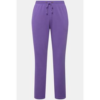 Ulla Popken  Pantalon en molleton. Intérieur doux et confortable. Taille élastique 