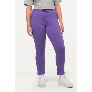 Ulla Popken  Pantalon en molleton. Intérieur doux et confortable. Taille élastique 