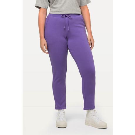 Ulla Popken  Pantalon en molleton. Intérieur doux et confortable. Taille élastique 