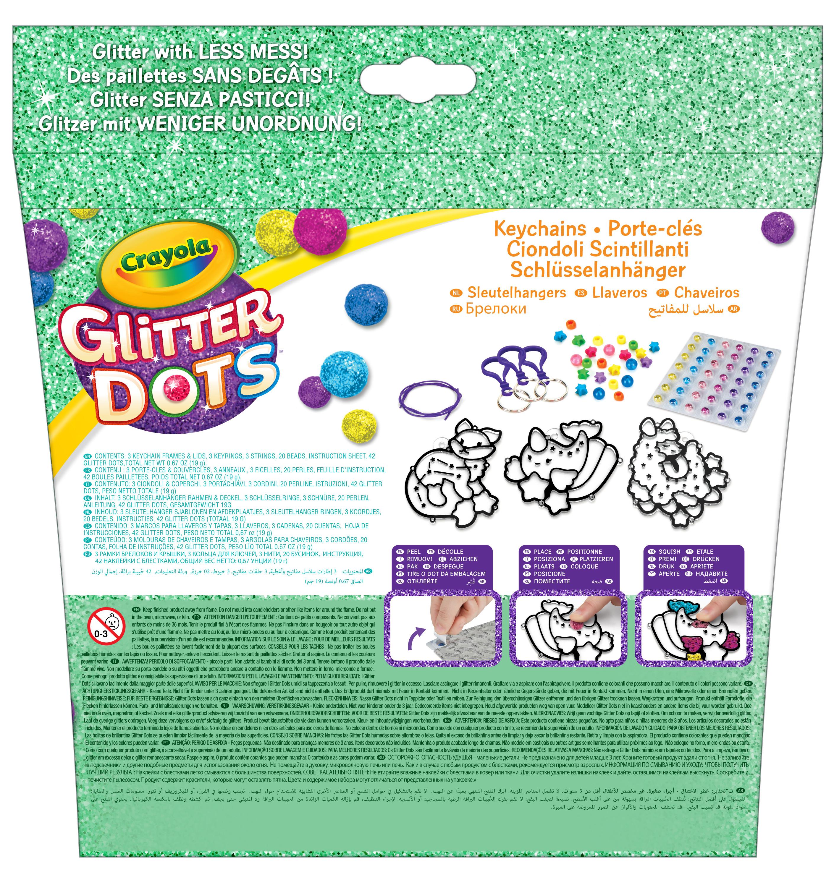 Crayola  Glitter Dots Schlüsselanhänger 