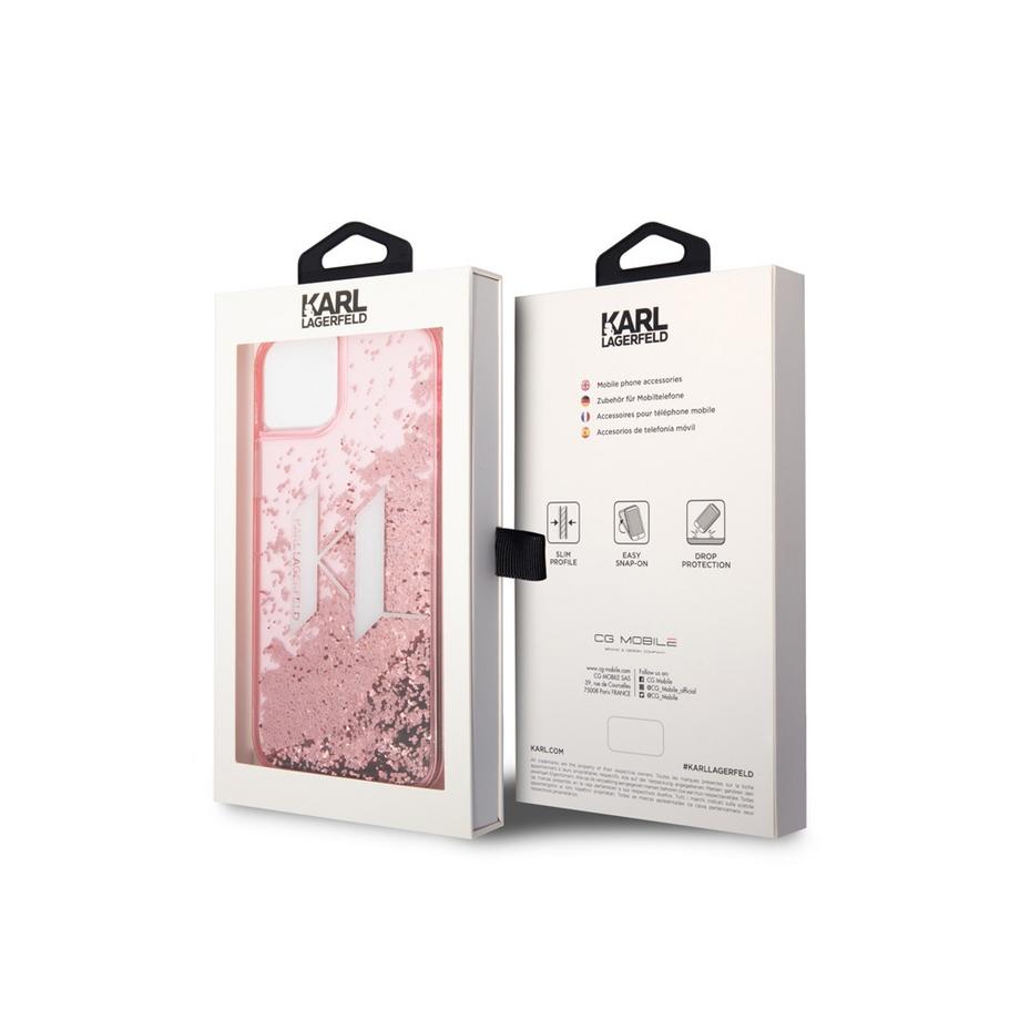 KARL LAGERFELD  Hülle iPhone 14 Floating KL Glitter 