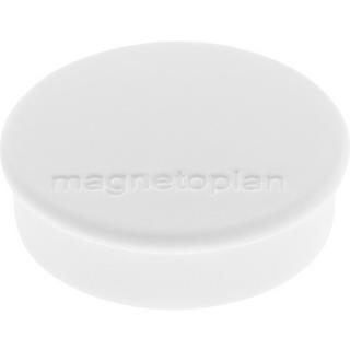 magnetoplan  MAGNETOPLAN Magnet Discofix Hobby 24mm 1664500 weiss, ca. 0.3 kg 10 Stk. 