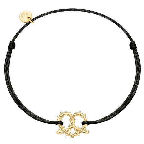 Glanzstücke München  Femme Bracelet Bretzel coeur 