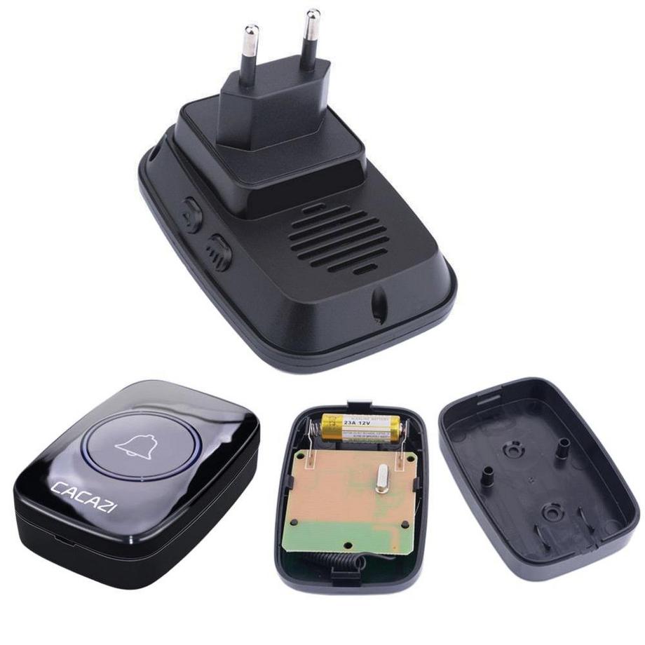 eStore  Campanello wireless resistente all'acqua 