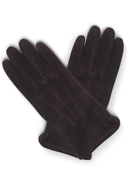 Image of Ziegen Wildlederhandschuhe Mit Kaschmirfutter Damen Schwarz M