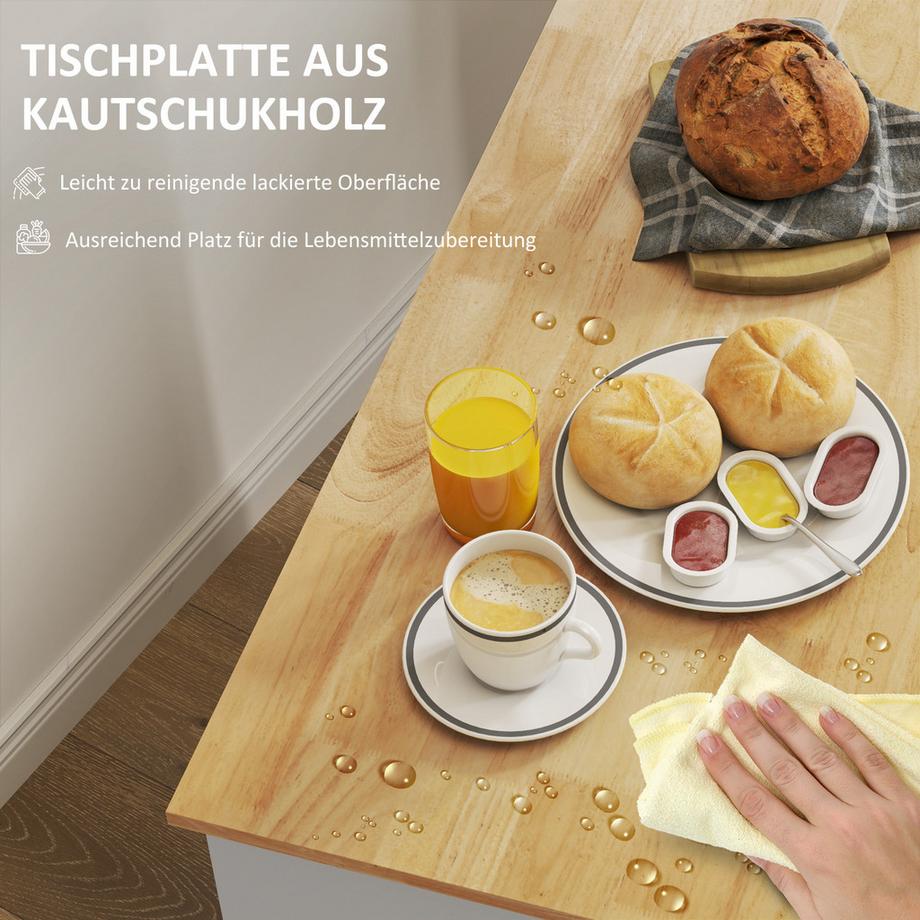 HOMCOM Chariot de cuisine  