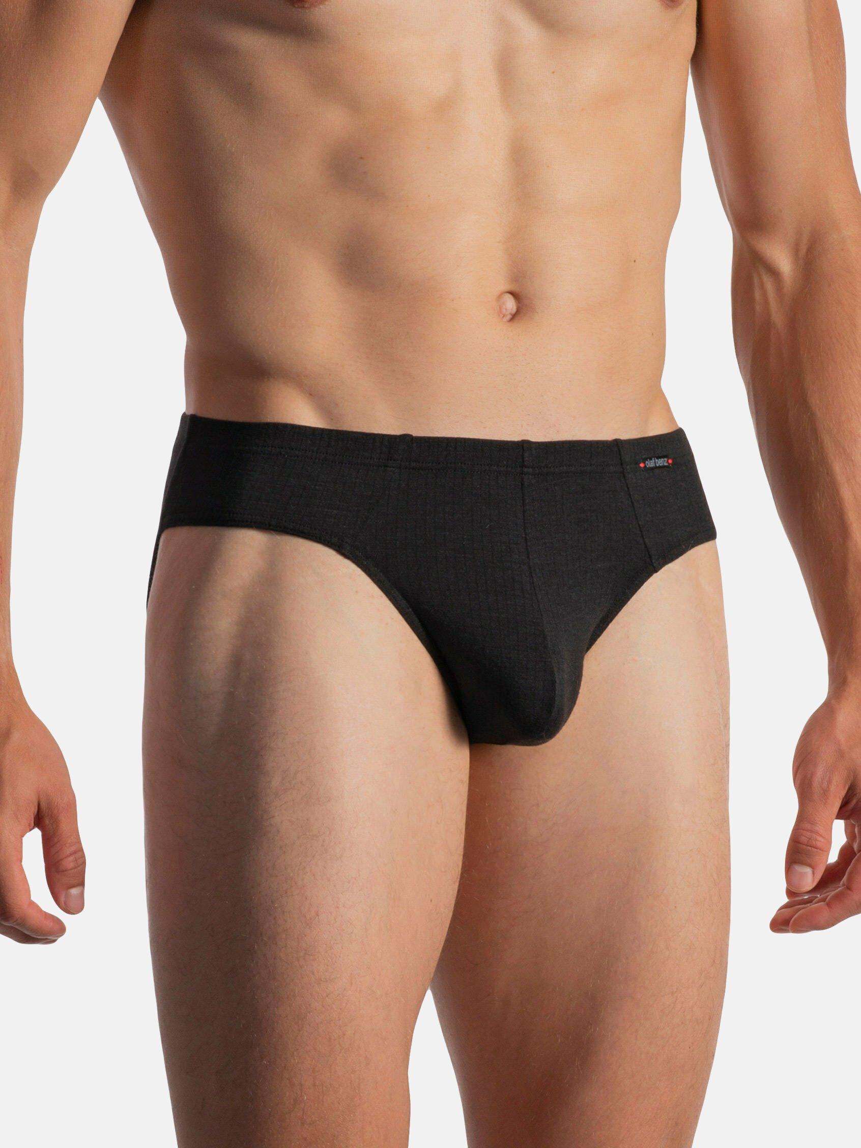 Image of Sportlicher Slip Aus Bio-baumwolle Red1967 Herren Schwarz S