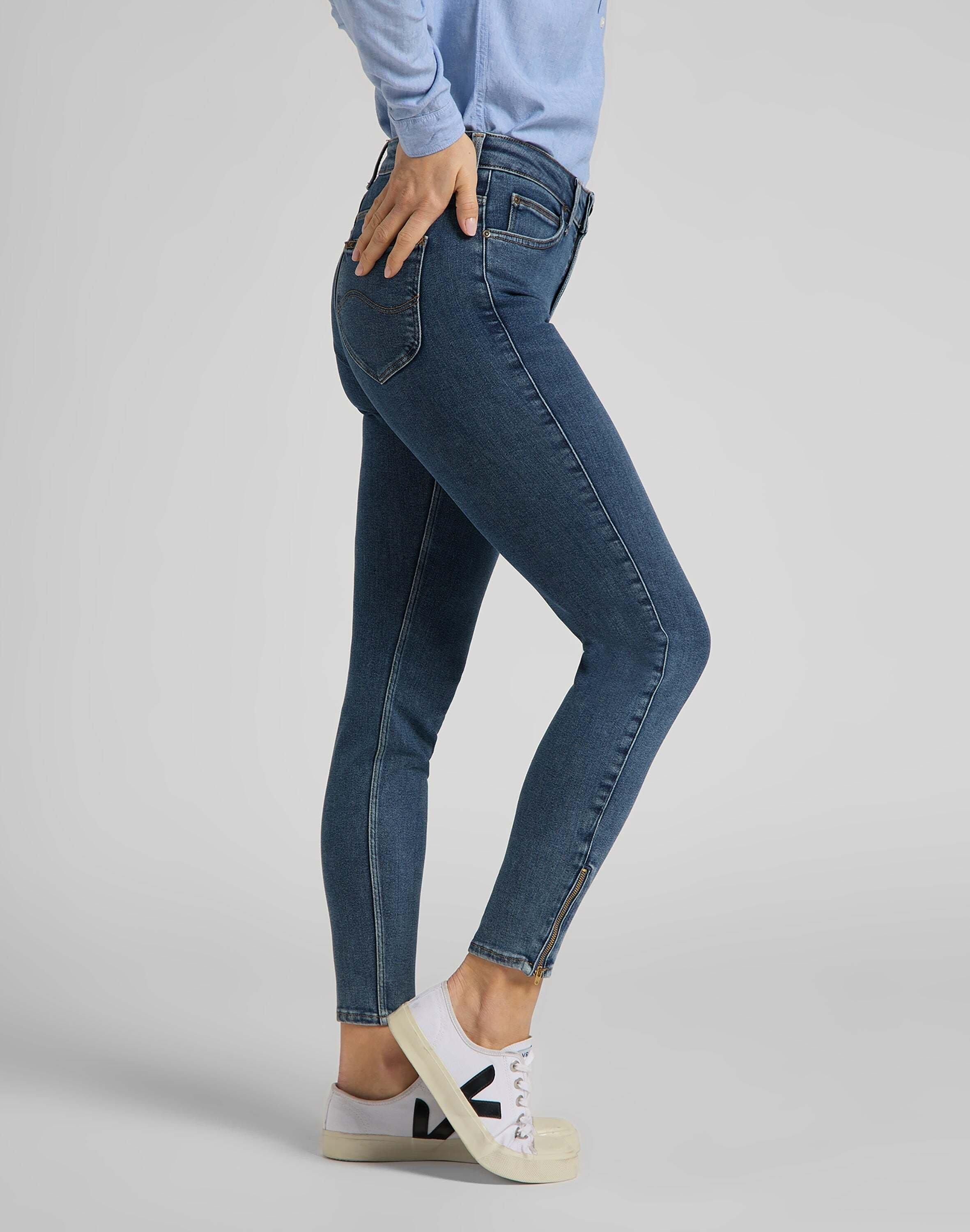 Lee  Scarlett High Zip Jeans 