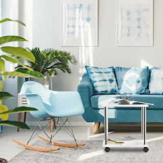 B2X Beistelltisch rollbar 2 Ebenen  