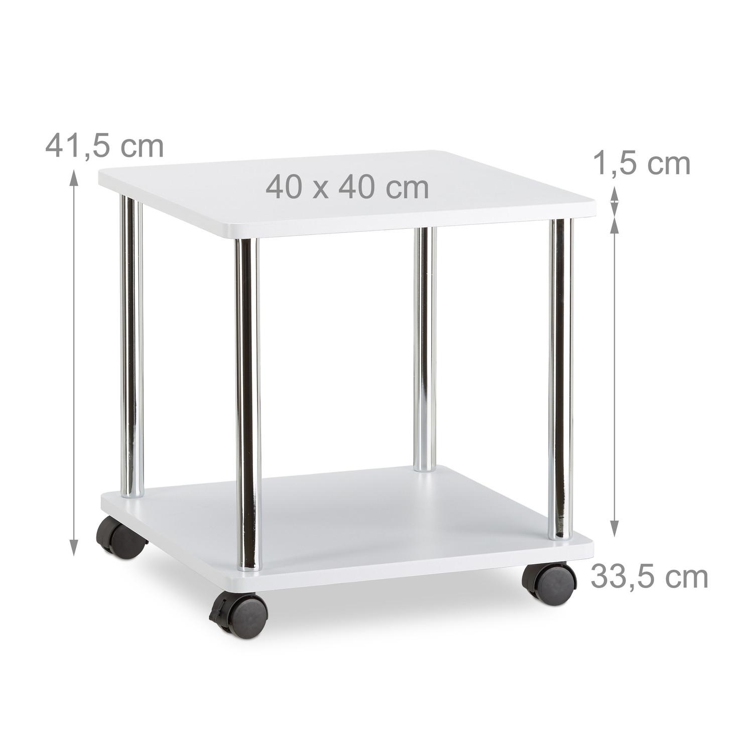 B2X Beistelltisch rollbar 2 Ebenen  