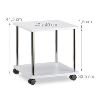 B2X Beistelltisch rollbar 2 Ebenen  
