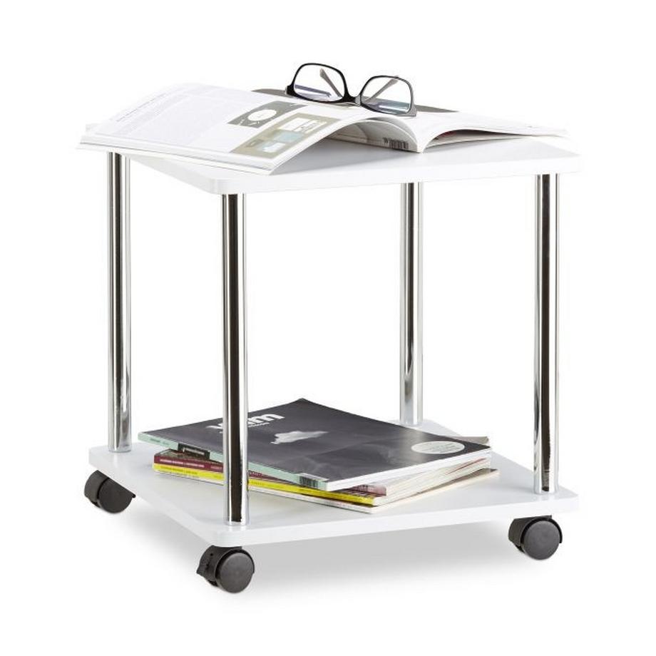 Beistelltisch rollbar 2 Ebenen