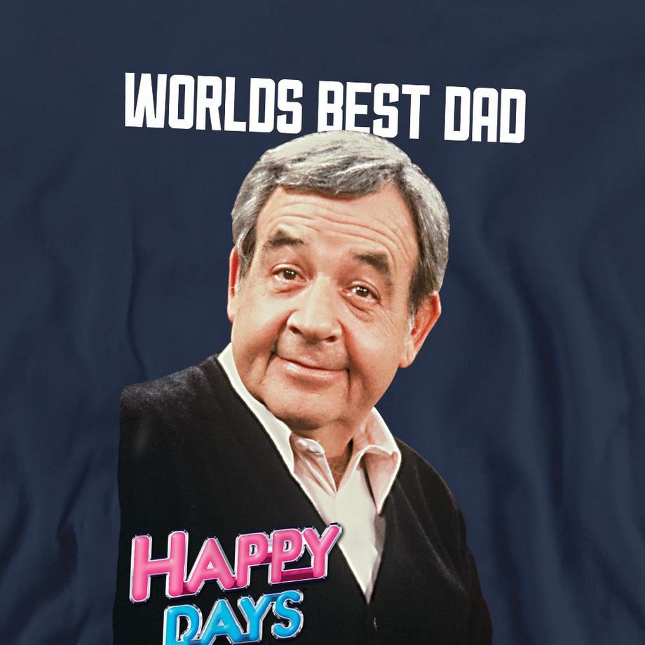 Happy Days Sweat Best Dad Imprimé  