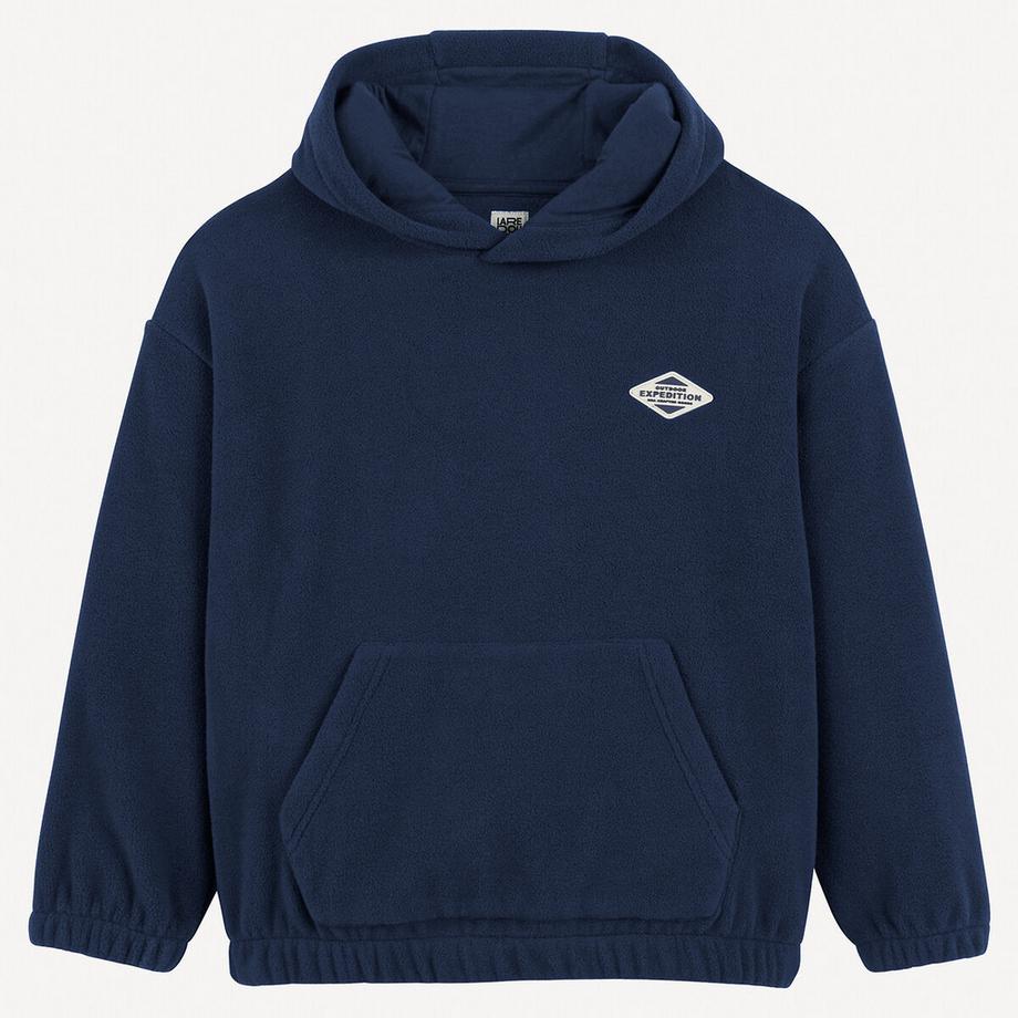 Sweat à capuche oversize en polaire