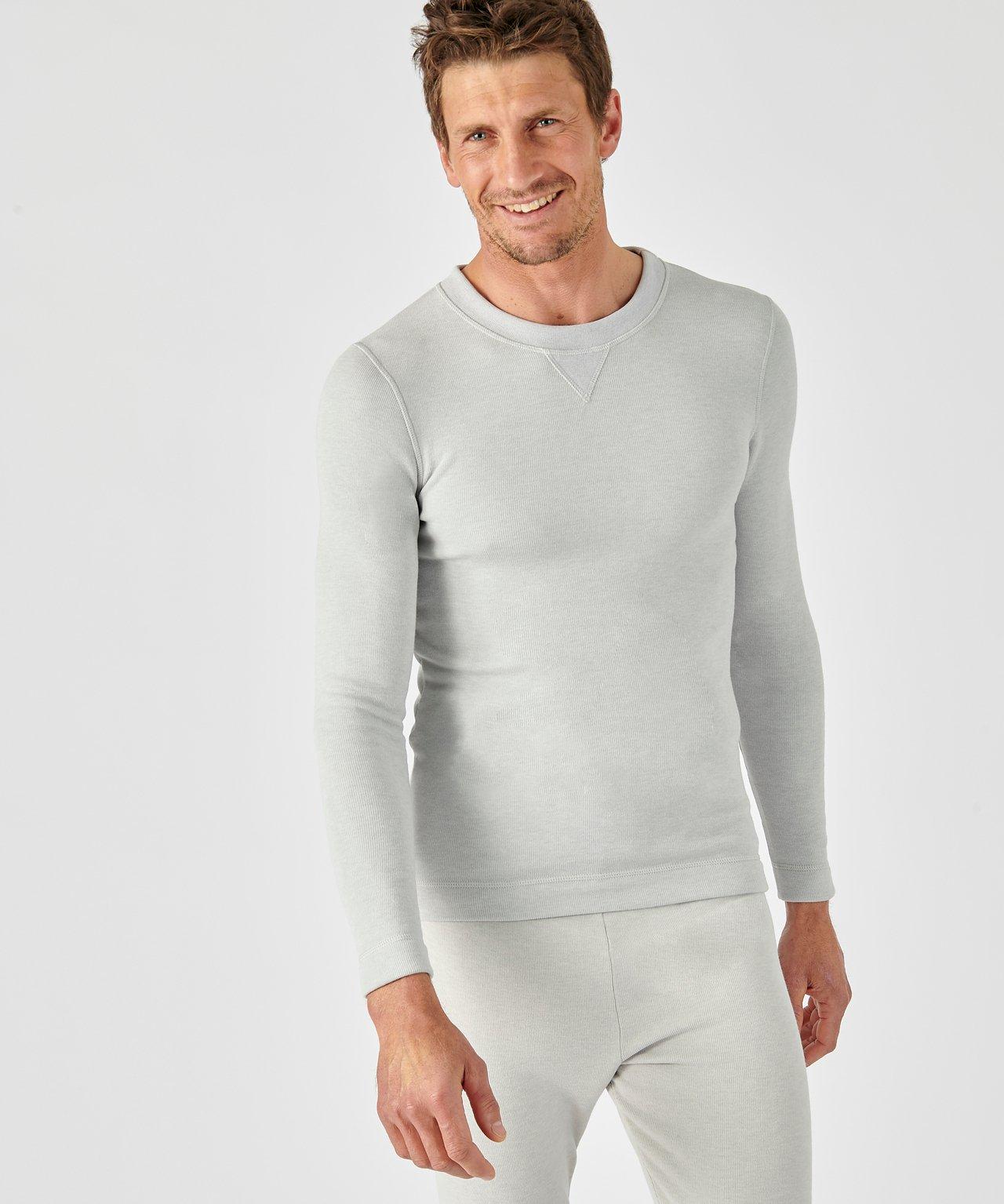 Image of Sweatshirt Aus Angerautem Thermolactyl-molton Sensitive, Wärmegrad Intense 5. Damen Grau S