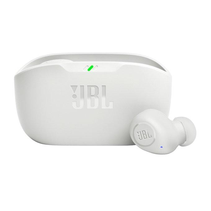 JBL  JBL Wave Buds Kopfhörer True Wireless Stereo (TWS) im Ohr AnrufeMusikSportAlltag Bluetooth Weiß 