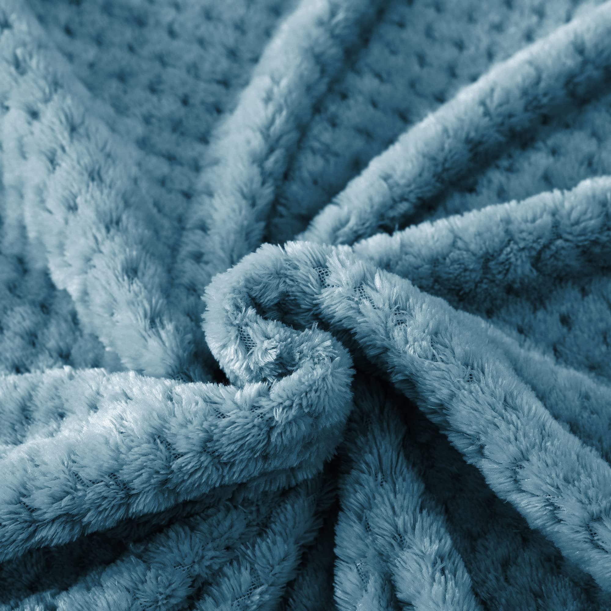 Alopini Coperta in pile super morbida calda motivo a nido d'ape  