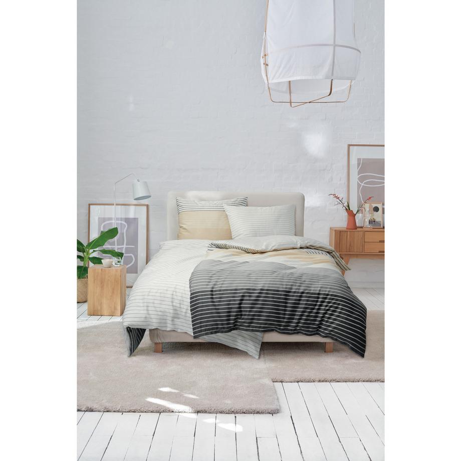 ESPRIT Luca Gestreiftes Bettwäsche Set  