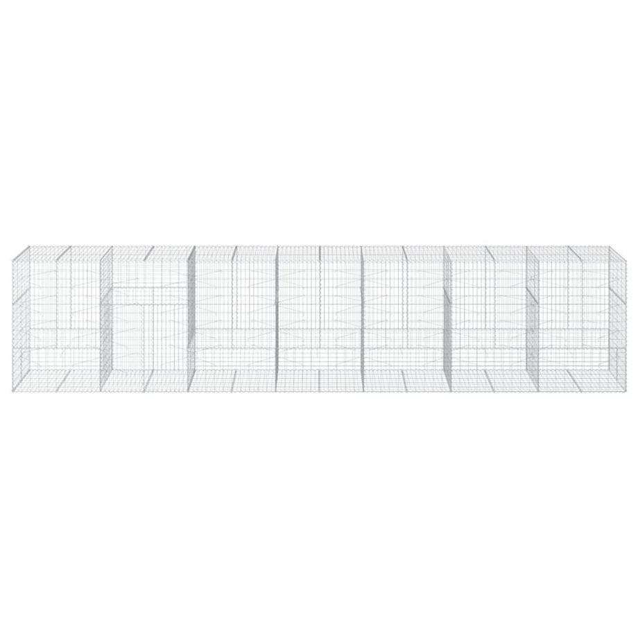 VidaXL cesto a gabbione Ferro  