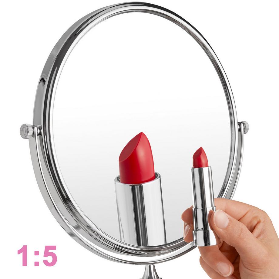 Tectake  Specchio cosmetico  Ingrandimento di 5 volte 