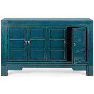 mutoni Sideboard Jinan Blau 4 Türen  