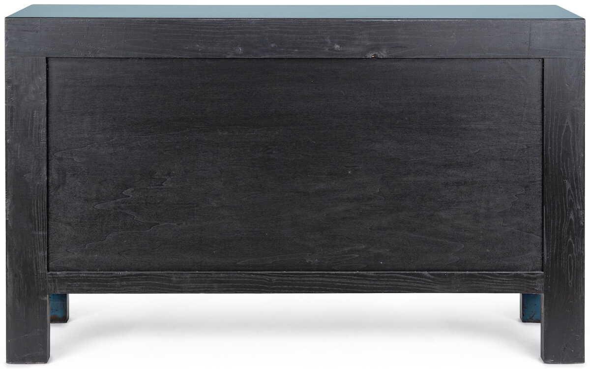 mutoni Sideboard Jinan Blau 4 Türen  