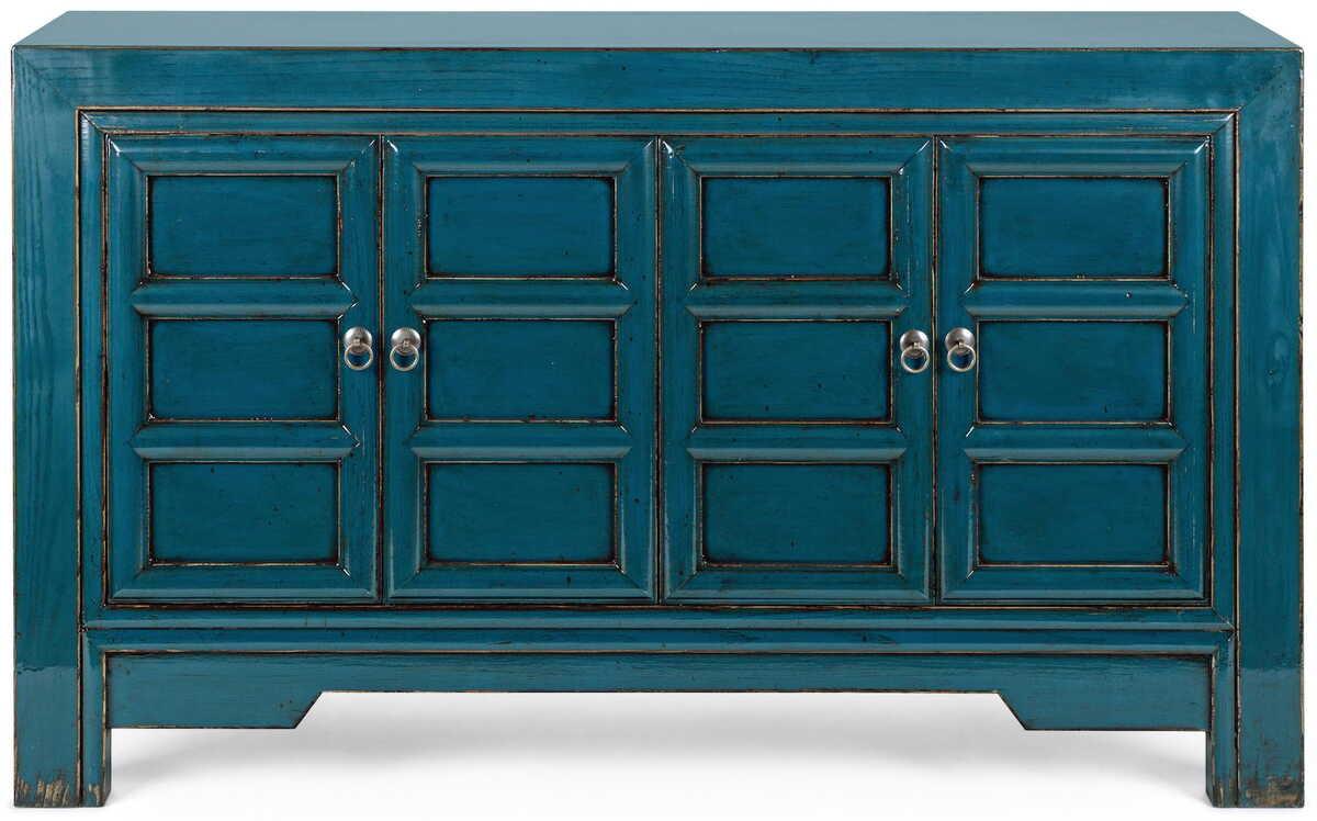 mutoni Buffet Jinan bleu 4 portes  