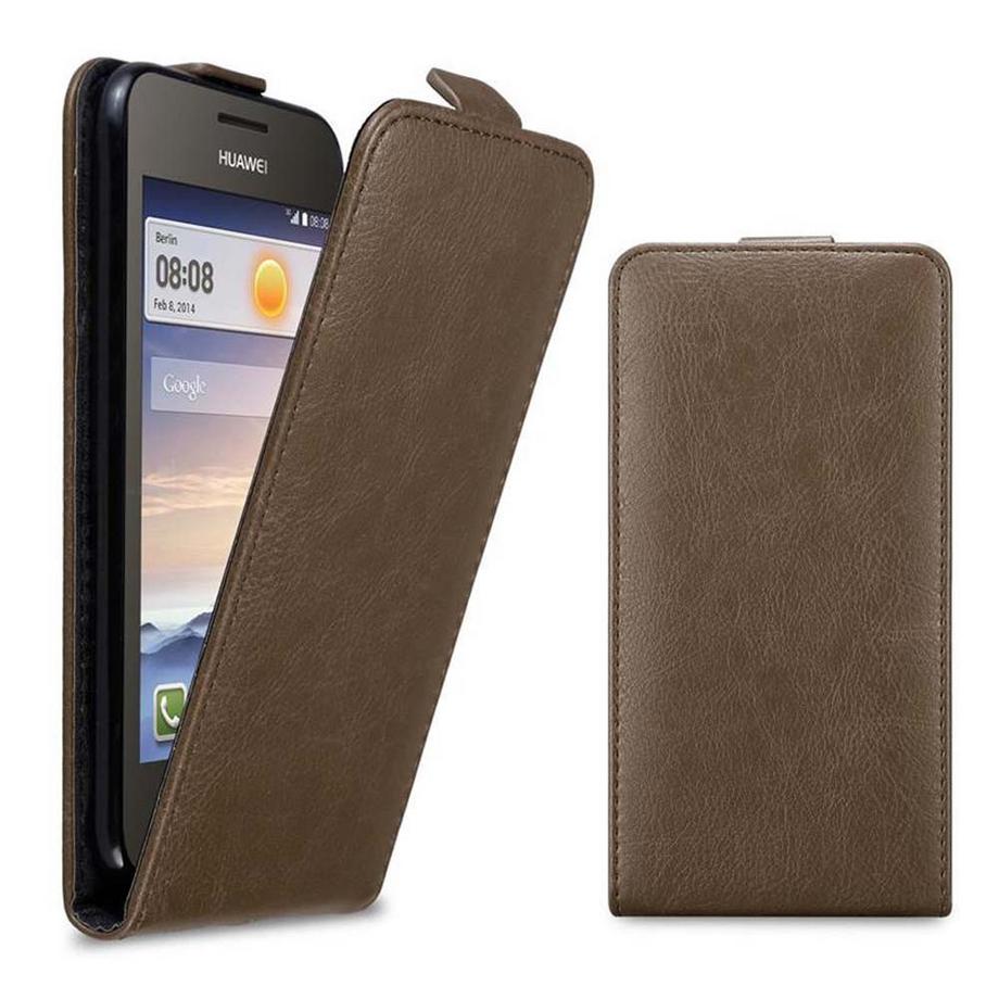 Cadorabo  Housse compatible avec Huawei Y3 / Y3C / Y330 / Y331 / Y360 - Coque de protection au design flip avec fermeture magnétique 