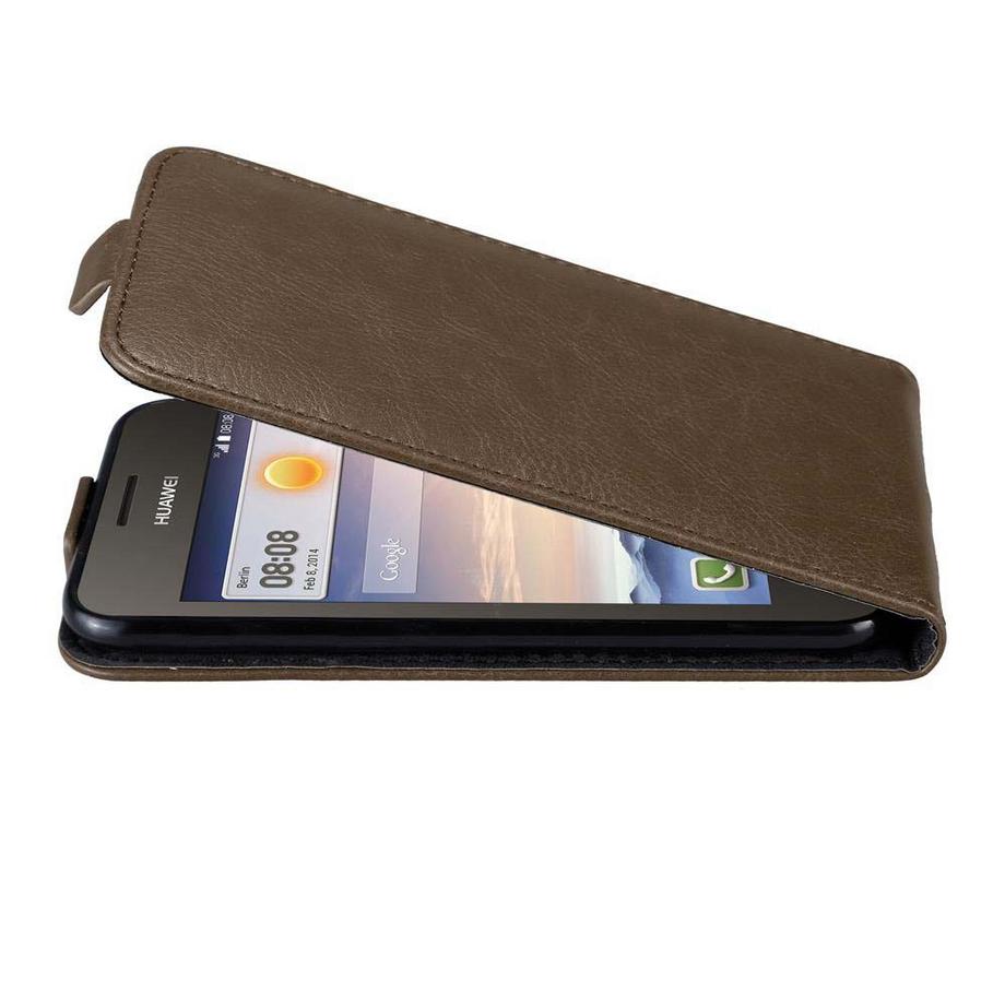 Cadorabo  Housse compatible avec Huawei Y3 / Y3C / Y330 / Y331 / Y360 - Coque de protection au design flip avec fermeture magnétique 