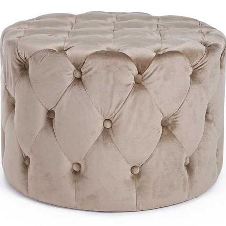 mutoni Pouf Lorella taupe  