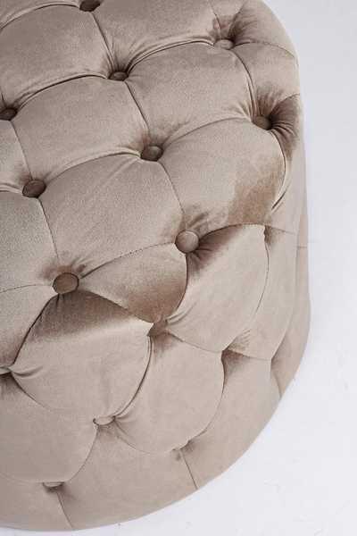 mutoni Pouf Lorella taupe  