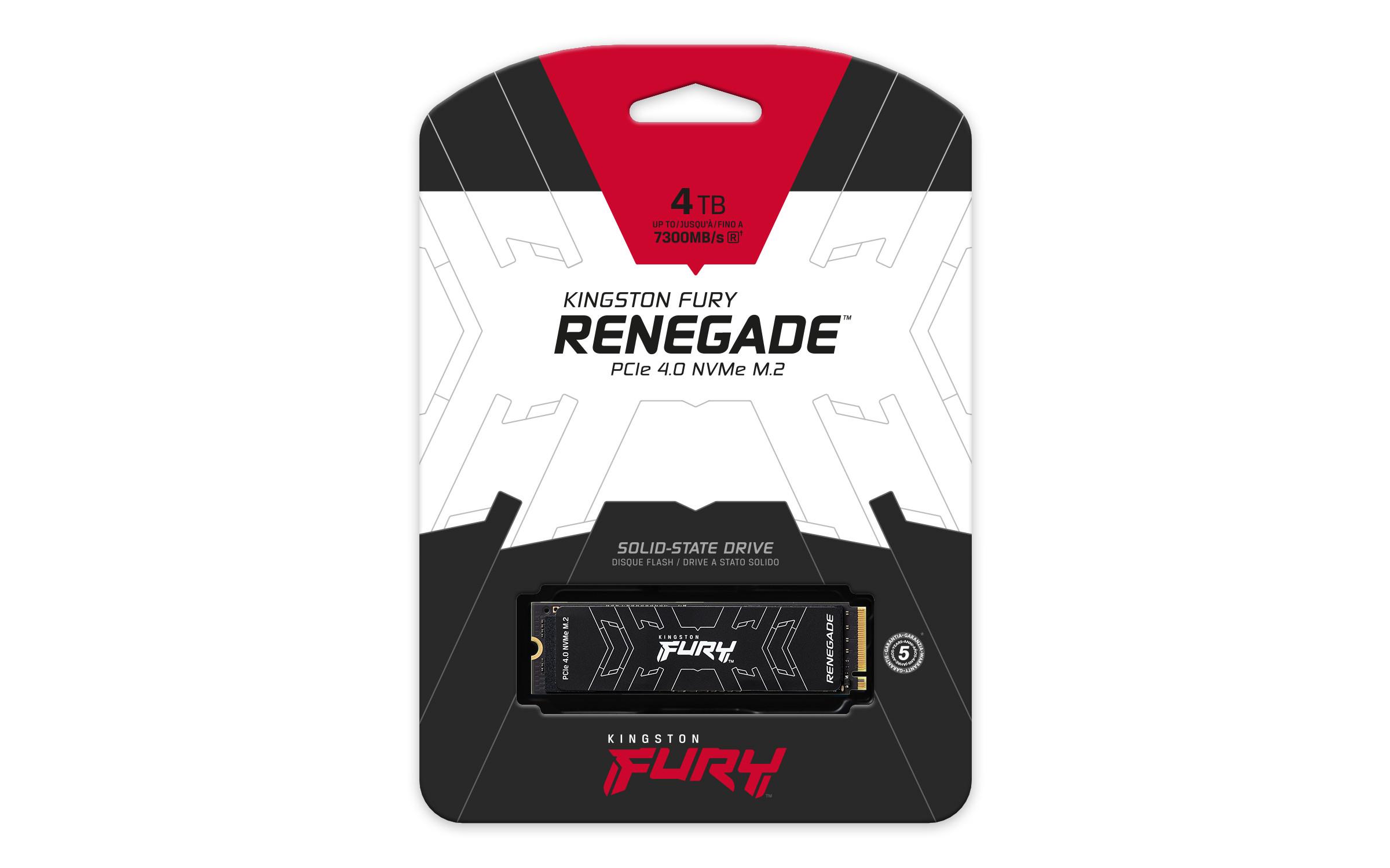 KINGSTON TECHNOLOGY  4000G FURY RENEGADE M.2 2280 NVMe SSD 